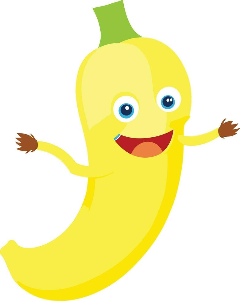 Banana Illustration For Kids Vector Format