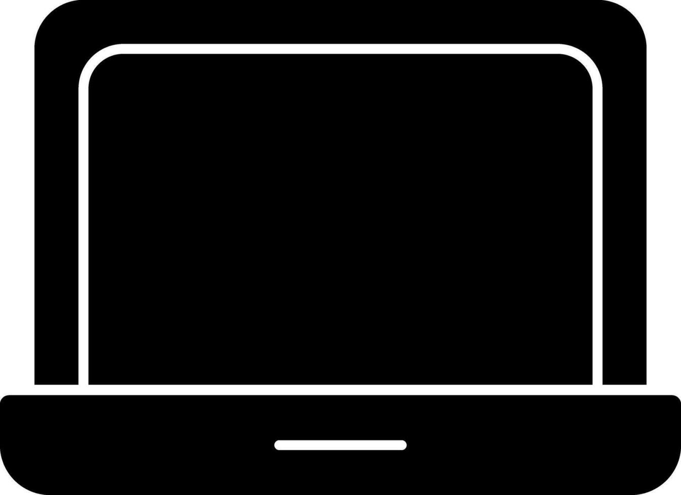 Laptop Vector Icon Design