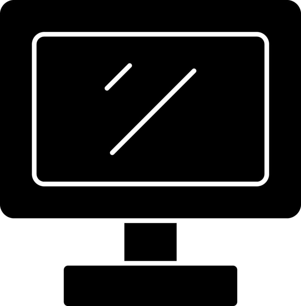 lcd vector icono diseño