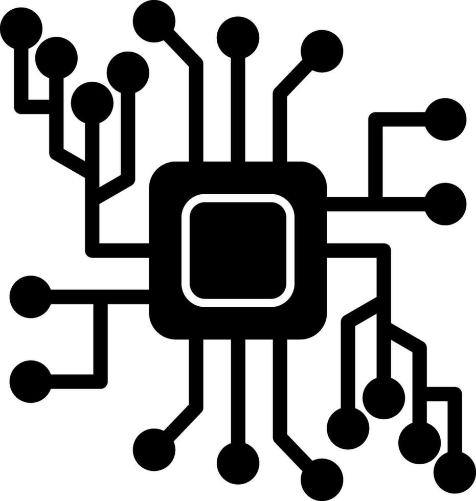 Circuits Vector Icon Design