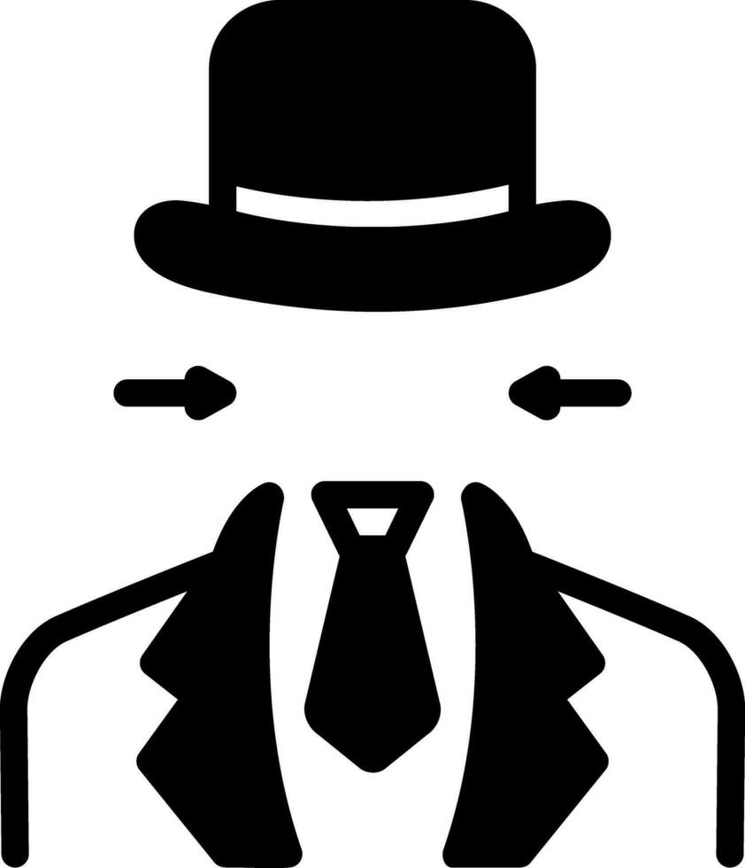 solid icon for evanescence vector