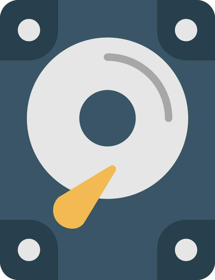 Hard disk drive Vector Icon Design