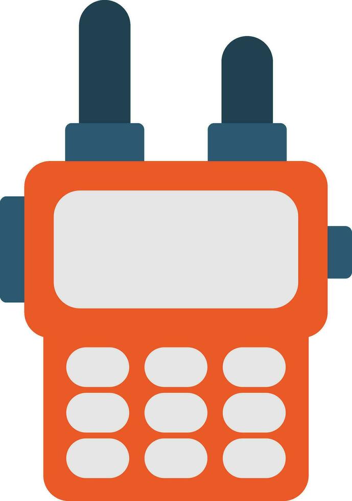 diseño de icono de vector de walkie talkie