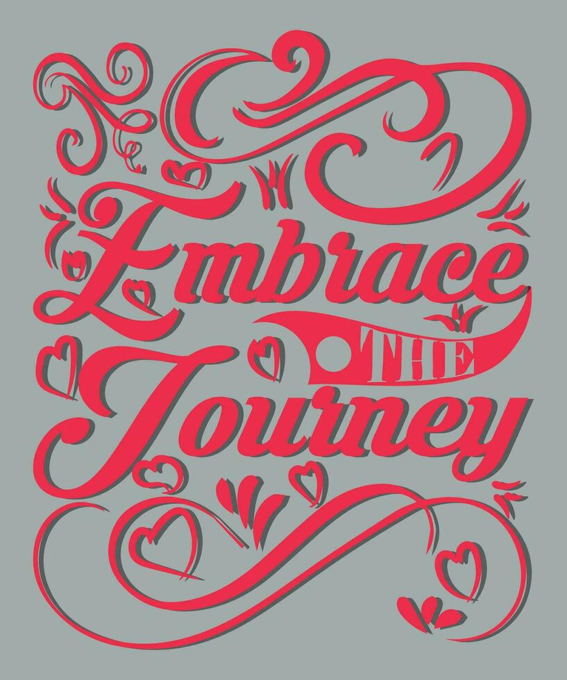 Motivational Typography, Poster, and T-shirt Design vector