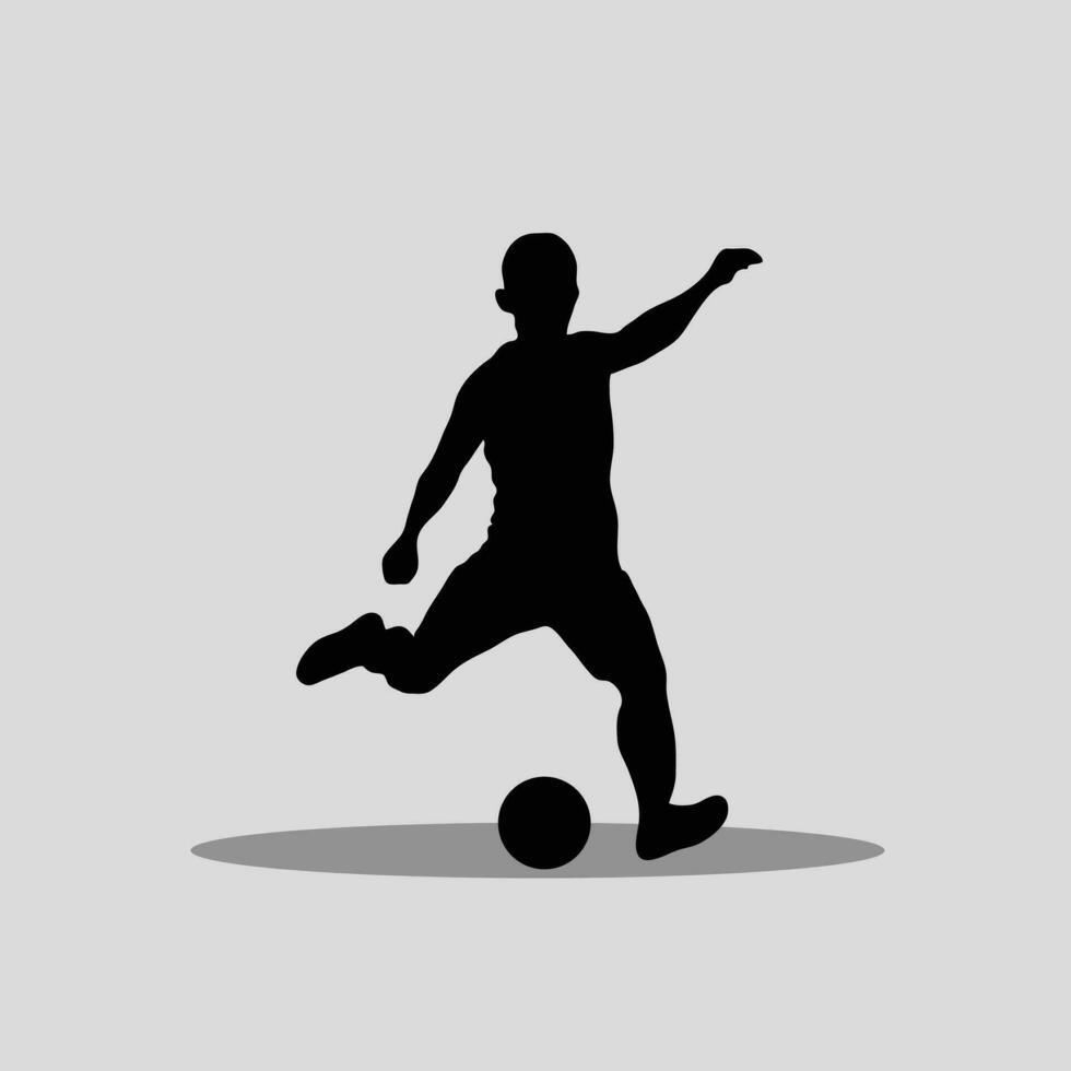 Football playing vector png
