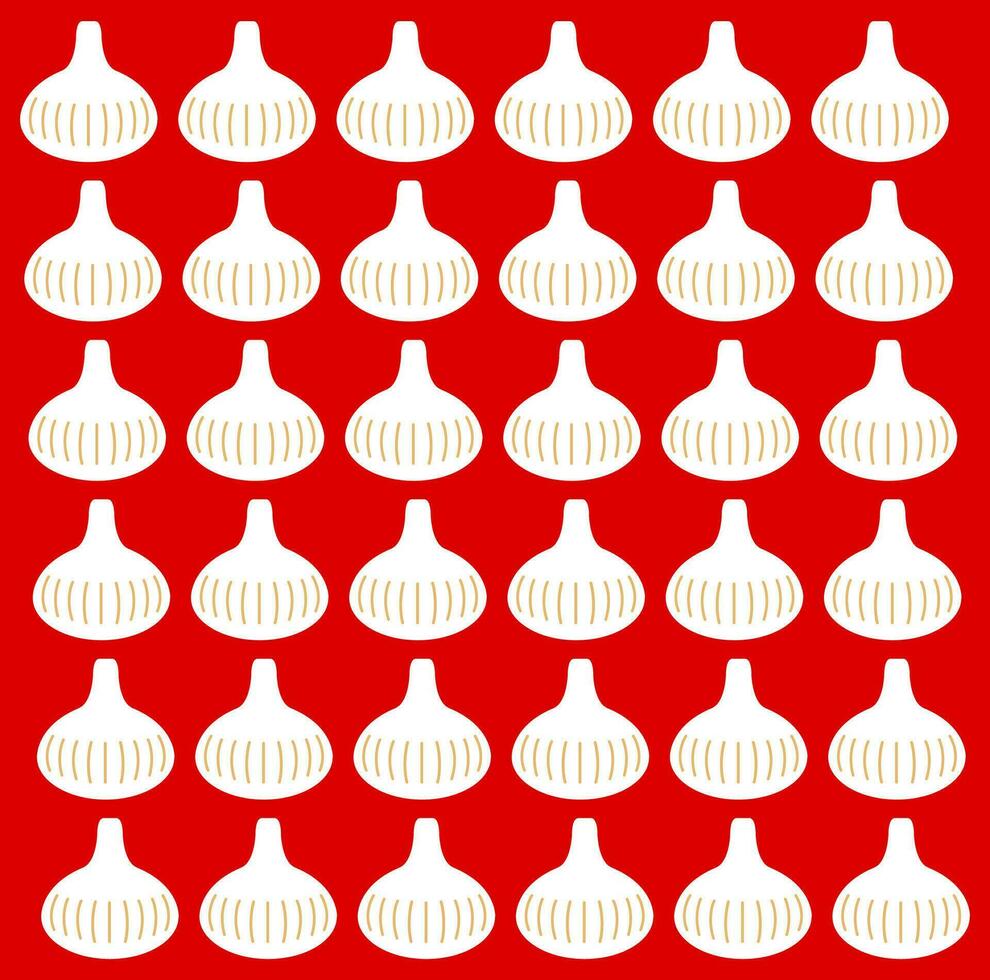 White modak vector background patterns.