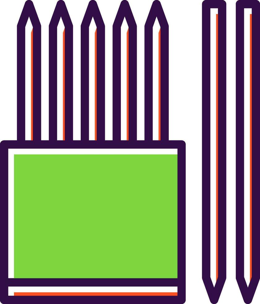 Skewer Vector Icon Design