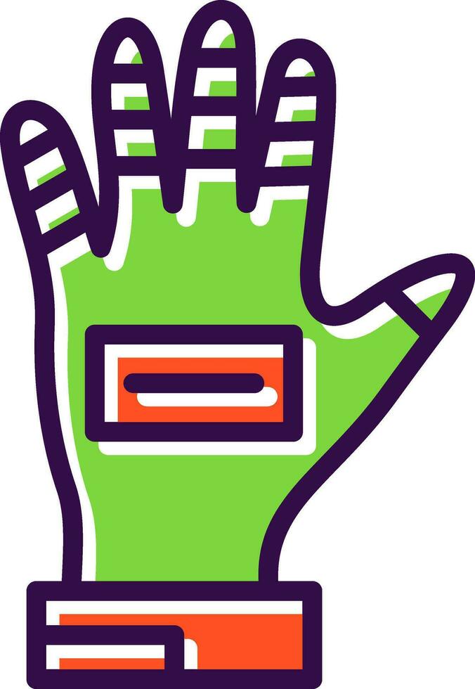 Racing glove Vector Icon Design