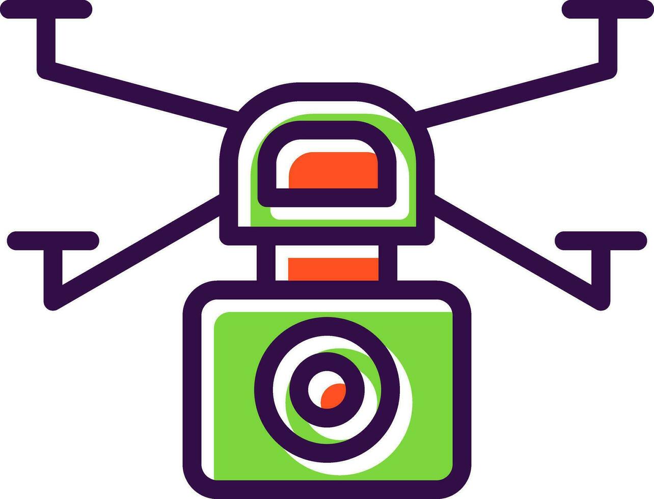 Drone Vector Icon Design