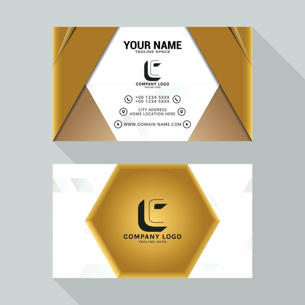 luxury vip business card design template. Vector Business cards Modern Creative and Clean template. simple minimal Business Card layout design.