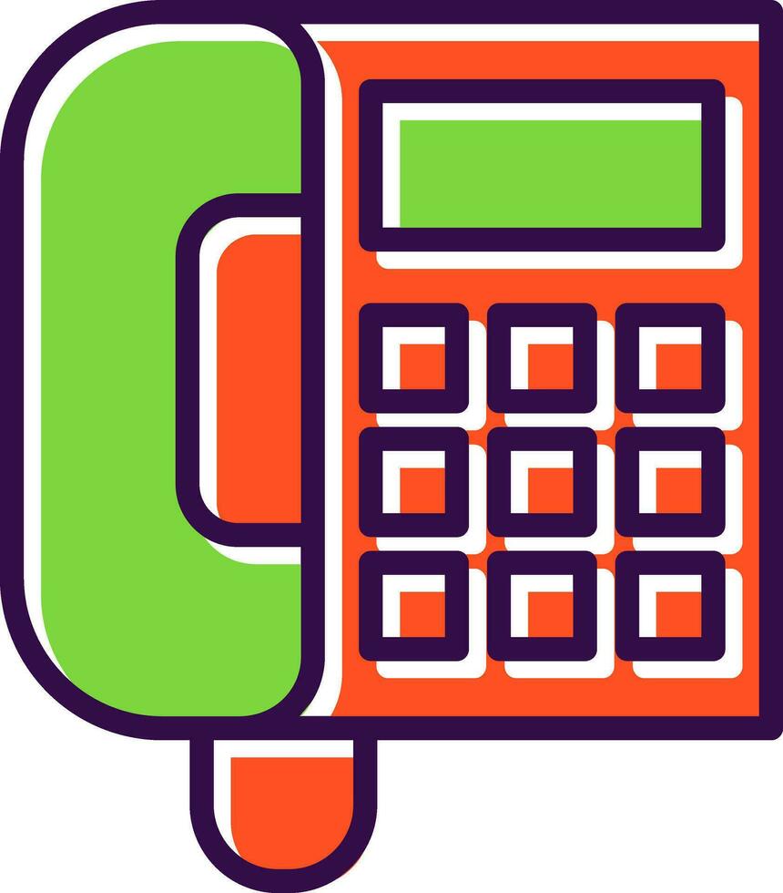 Telephone Vector Icon Design