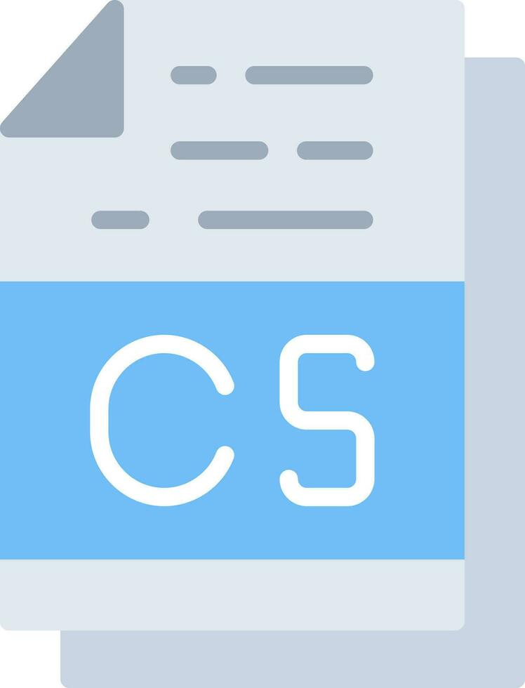 cs archivo formato vector icono diseño