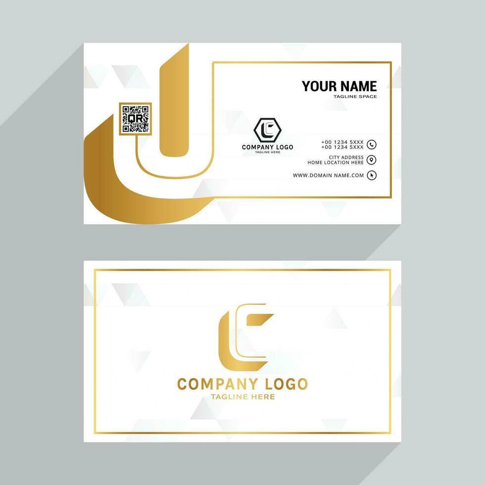 Vector Business cards and Modern Creative and Clean template. simple minimal Business Card layout design. luxury vip business card design template.