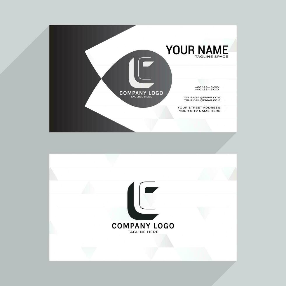 Vector Business cards and Modern Creative and Clean template. simple minimal Business Card layout design. luxury vip business card design template.