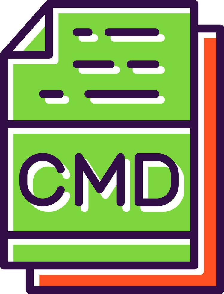 Cmd Vector Icon Design