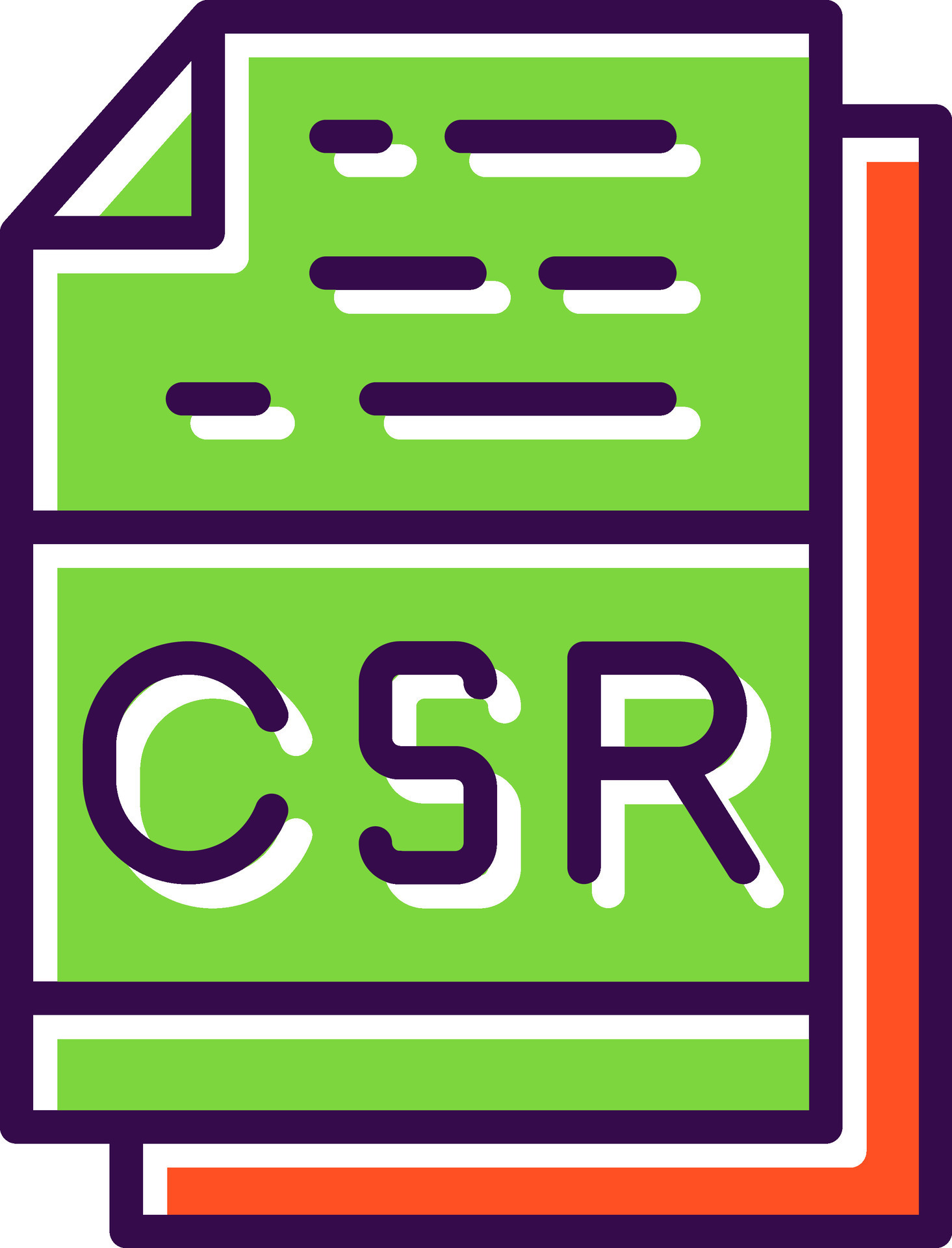 CSR File Format Vector Icon Design 29093433 Vector Art at Vecteezy