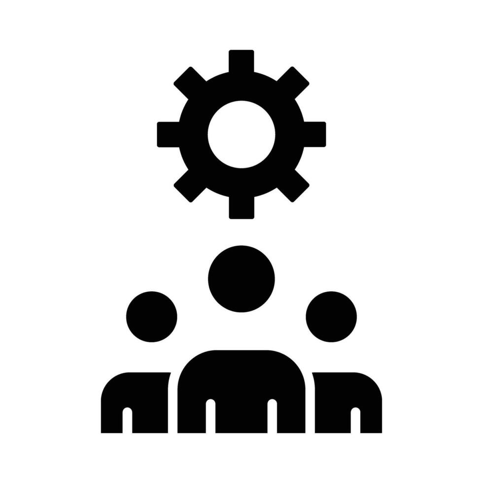 Management Vector Glyph Icon For Personal And Commercial Use.