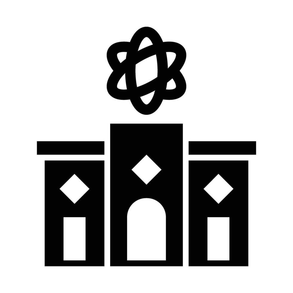 Science Station Vector Glyph Icon For Personal And Commercial Use.