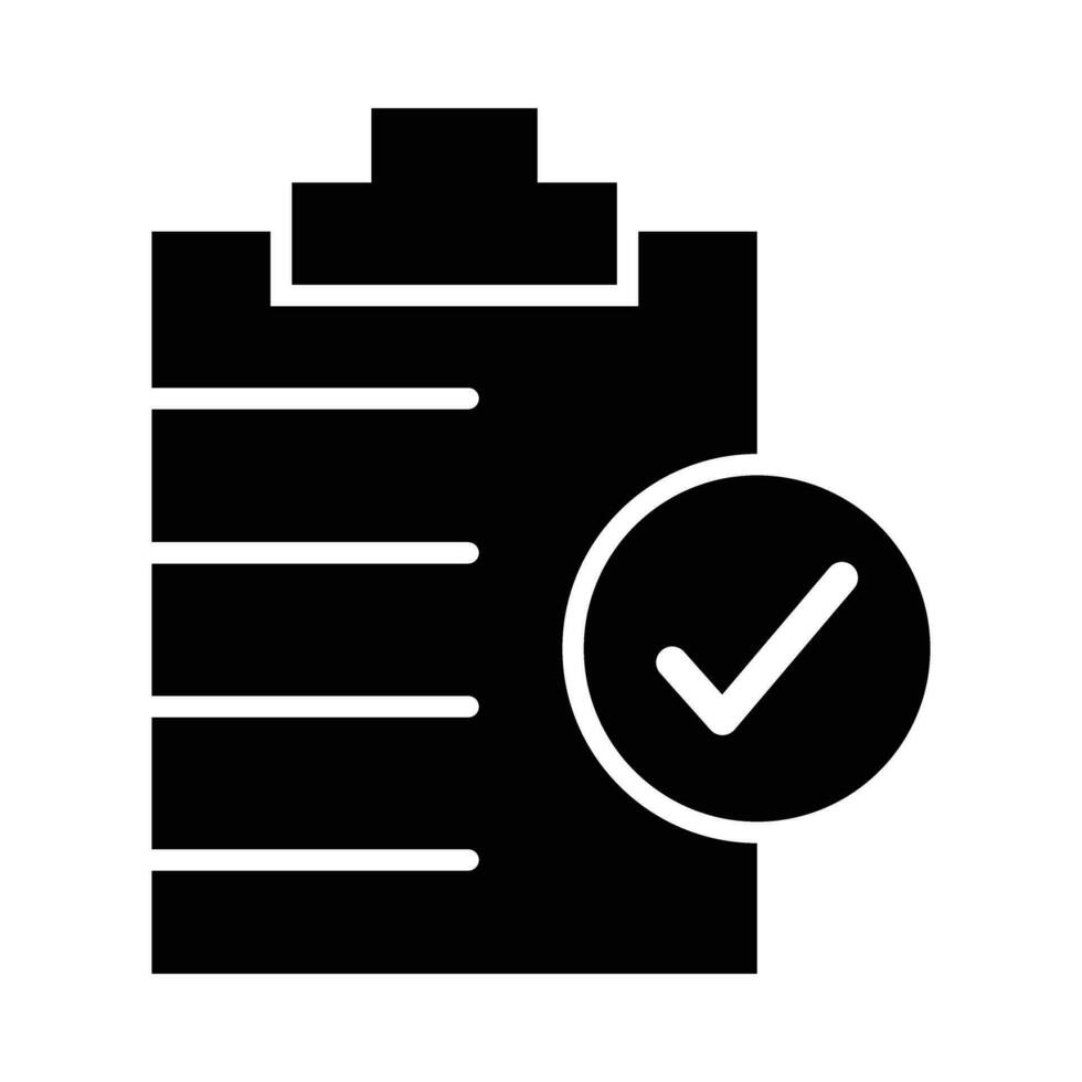QC Passed Vector Glyph Icon For Personal And Commercial Use.
