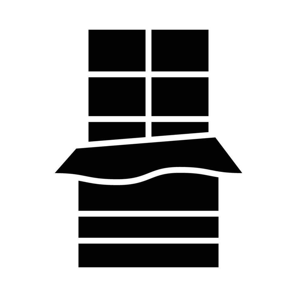 Chocolate Bar Vector Glyph Icon For Personal And Commercial Use.
