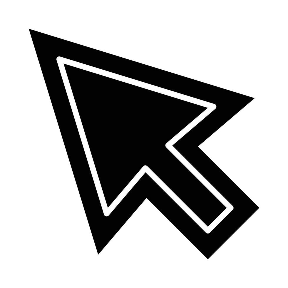 -Mouse Cursor Vector Glyph Icon For Personal And Commercial Use.