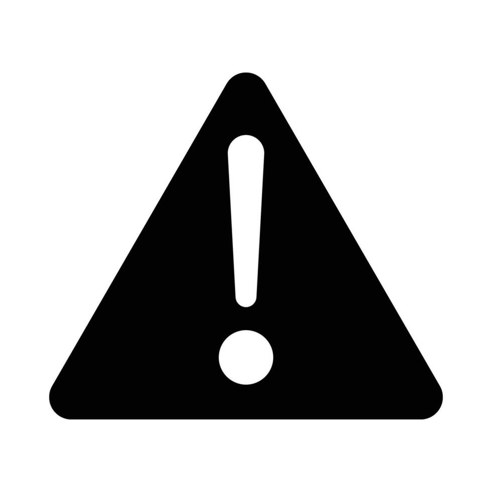 Attention Vector Glyph Icon For Personal And Commercial Use