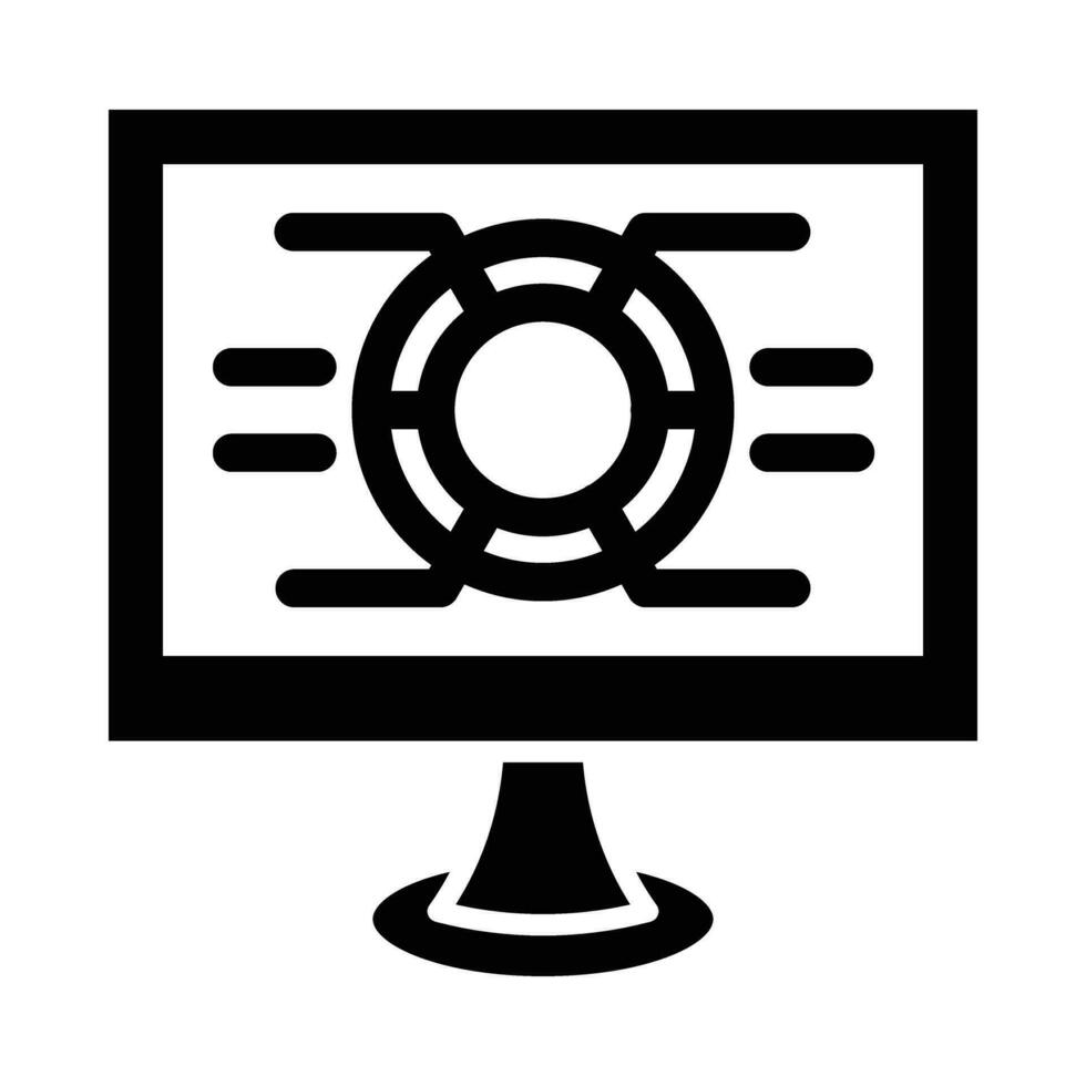 UX Analytics Vector Glyph Icon For Personal And Commercial Use.