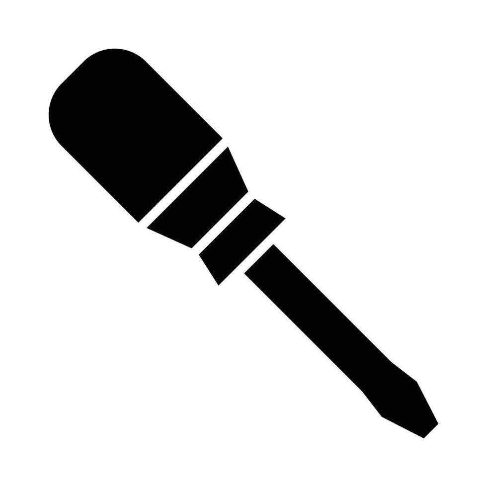 Screwdriver Vector Glyph Icon For Personal And Commercial Use.
