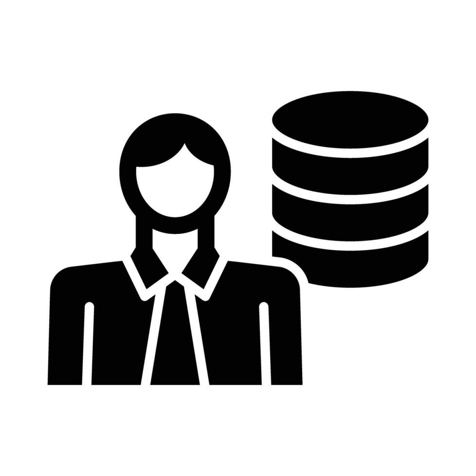 Investor Vector Glyph Icon For Personal And Commercial Use.
