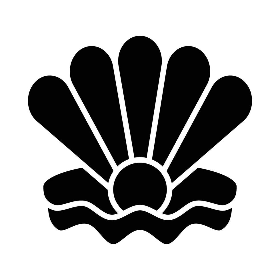Clam Vector Glyph Icon For Personal And Commercial Use.