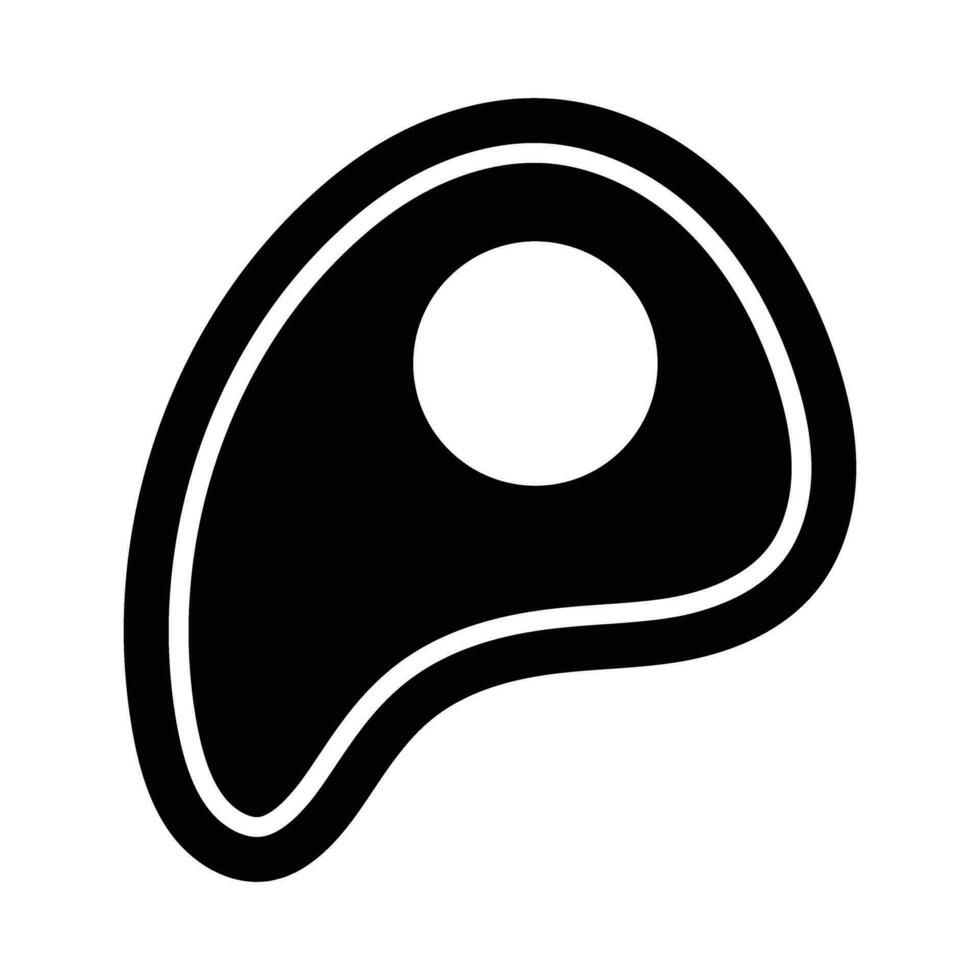 Steak Vector Glyph Icon For Personal And Commercial Use.