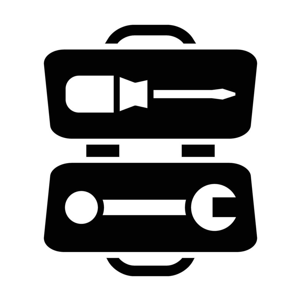 Toolbox Vector Glyph Icon For Personal And Commercial Use.
