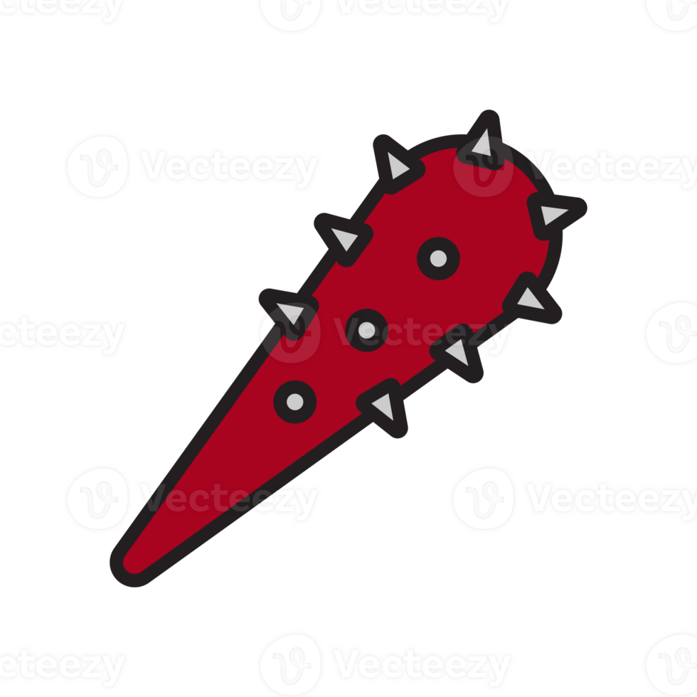 spiky mace weapon element 29094634 PNG