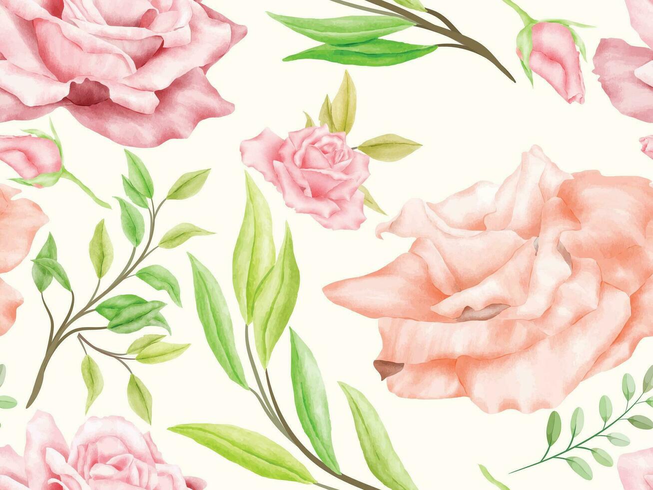 Beautifull Seamless Pattern Template Design vector