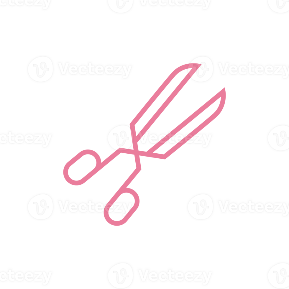 pink scissors icon 29094671 PNG