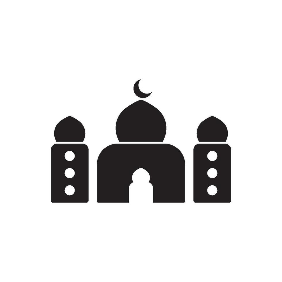 mosque icon vector