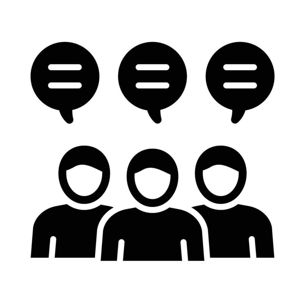 Forum Vector Glyph Icon For Personal And Commercial Use.