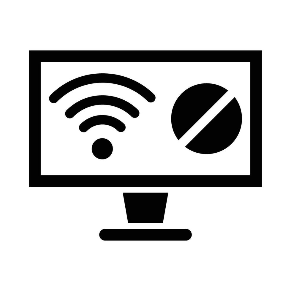 Disconnected Vector Glyph Icon For Personal And Commercial Use.