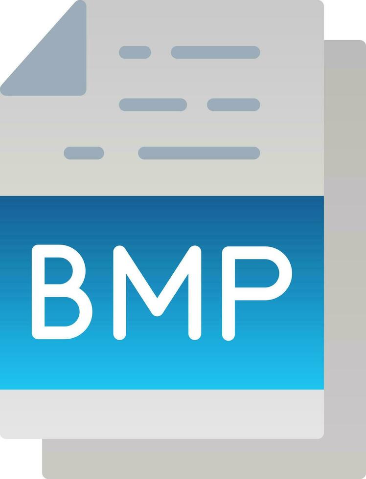 Bmp File Format Vector Icon Design