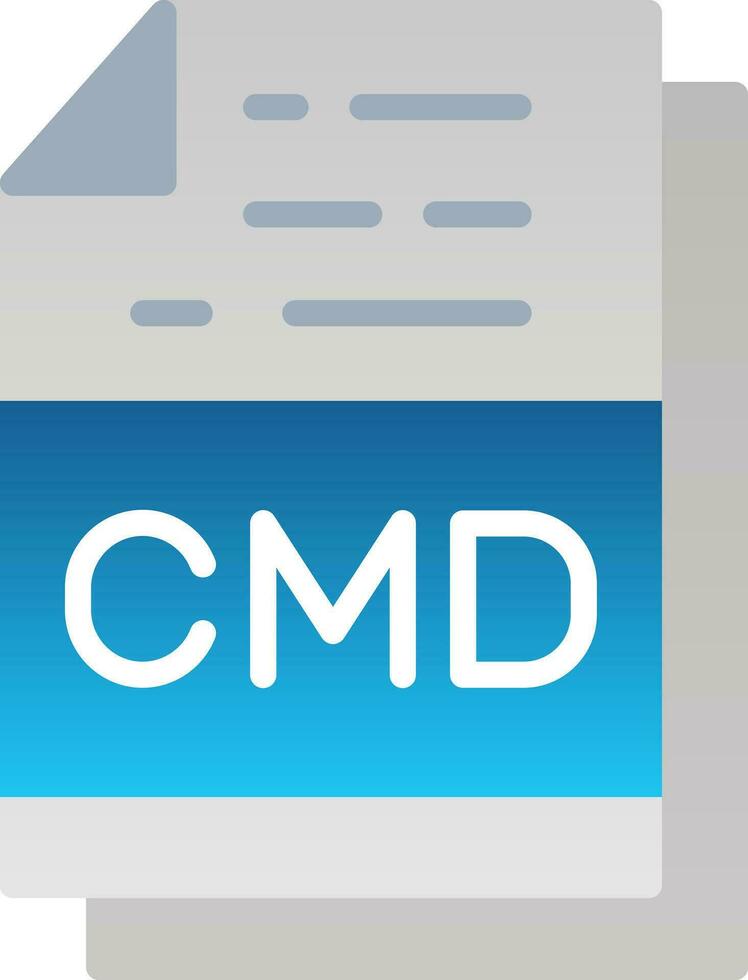 cmd vector icono diseño