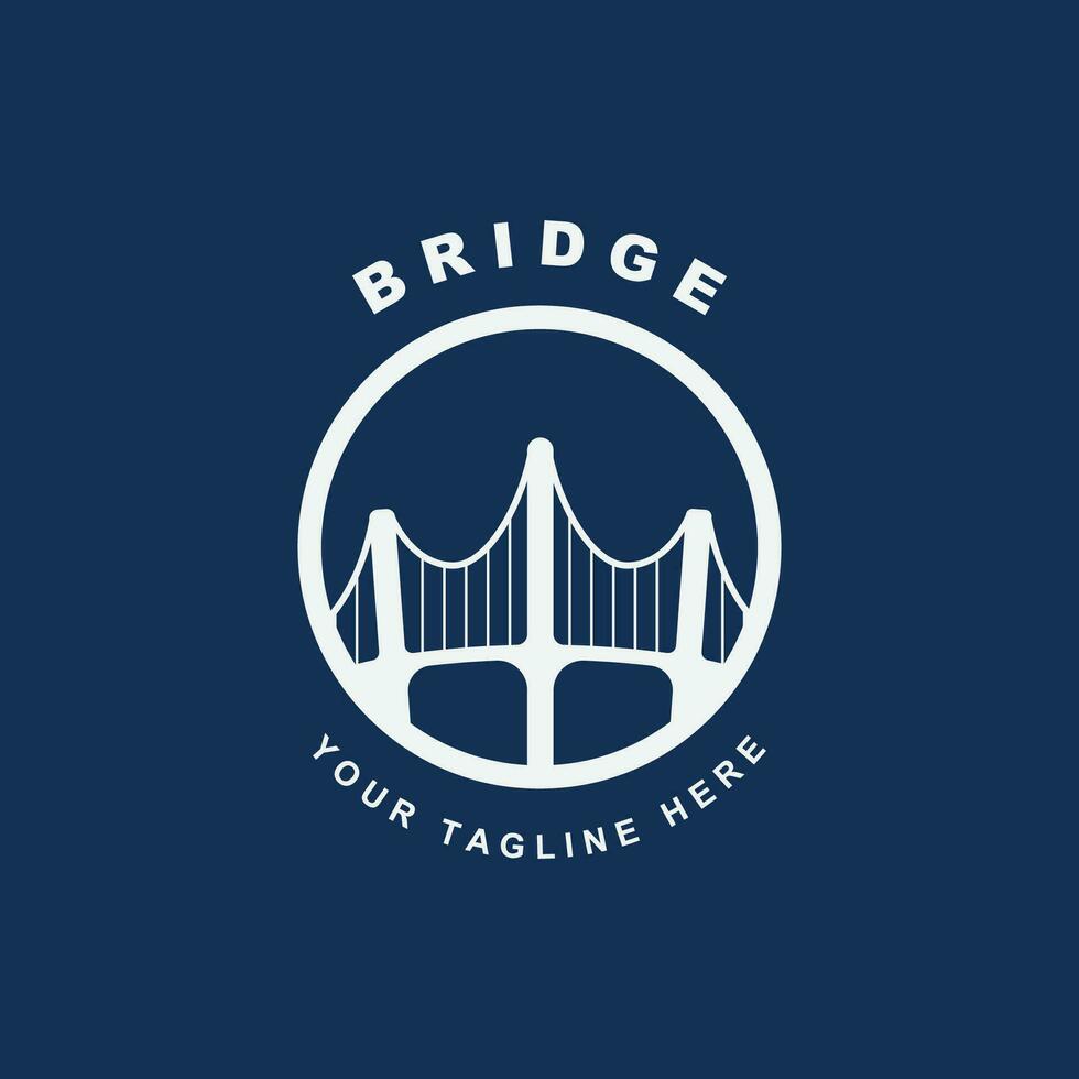Bridge Logo Template vector icon