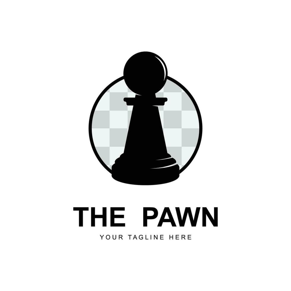 chess logo vector icon illustration design