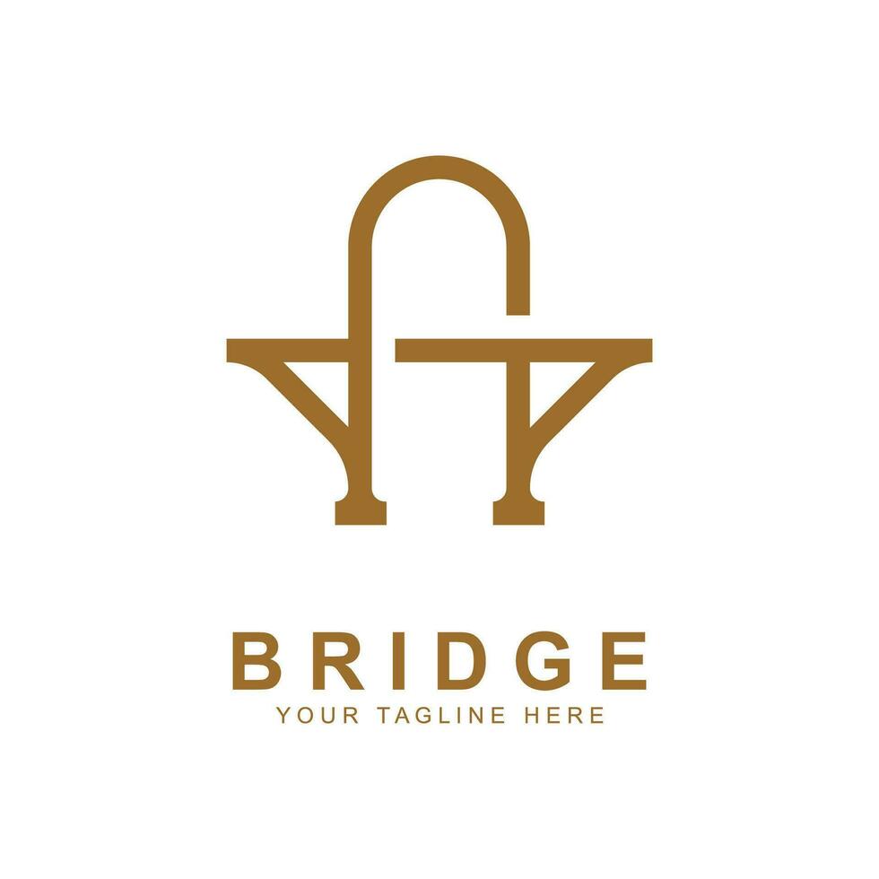 Bridge Logo Template vector icon