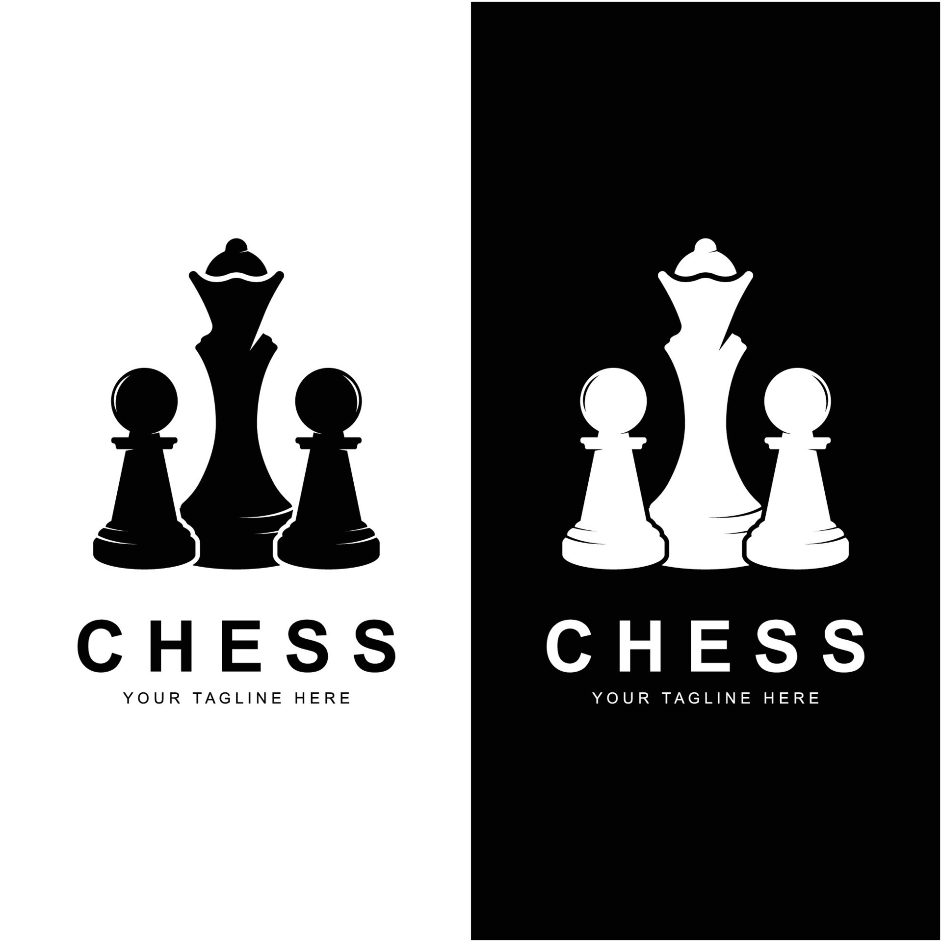 chess logo vector icon illustration design 29095135 Vector Art at Vecteezy