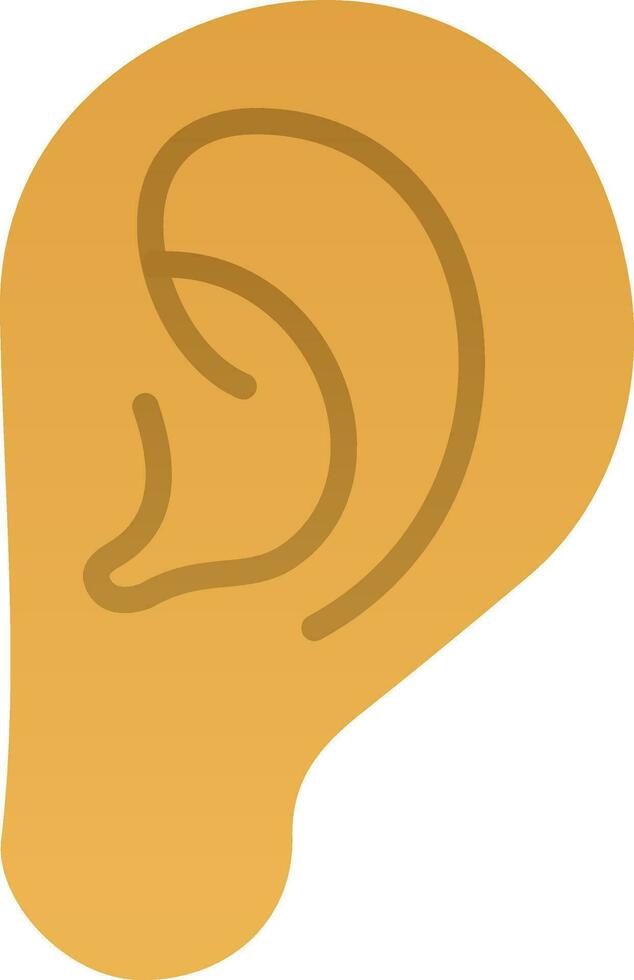 Ear Vector Icon Design