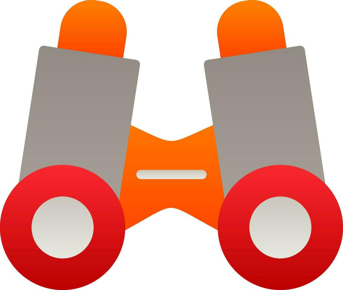 Binoculars Vector Icon Design