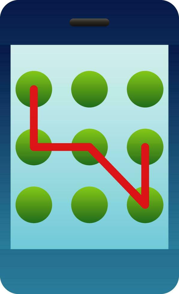Phone lock Vector Icon Design