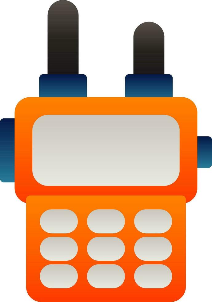 Walkie talkie Vector Icon Design