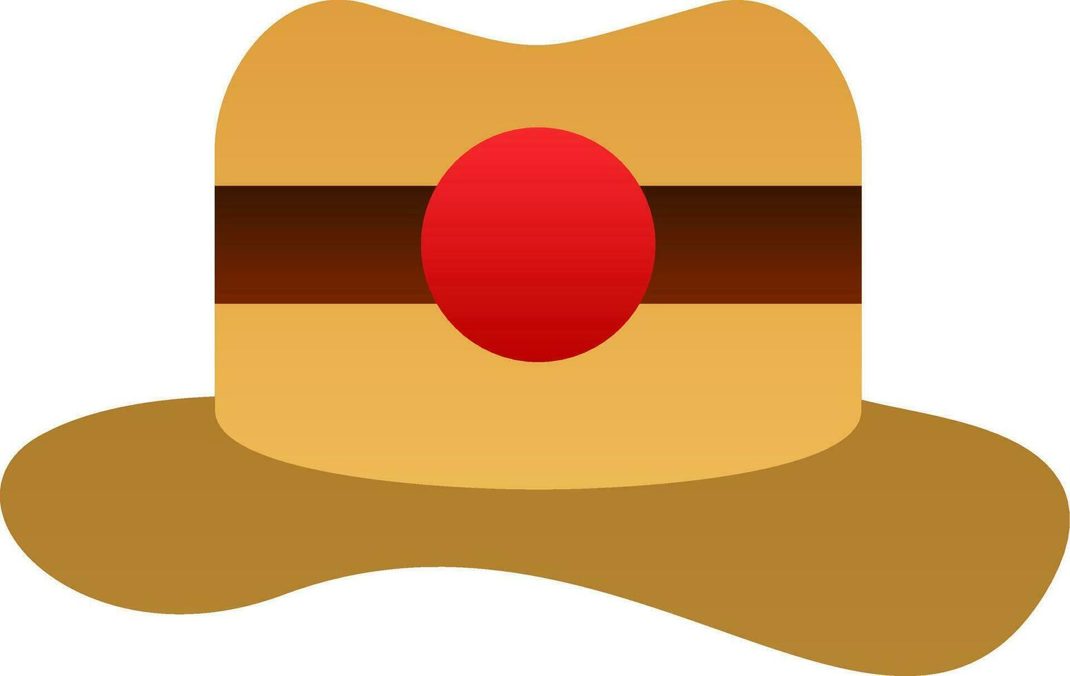 diseño de icono de vector de sombrero