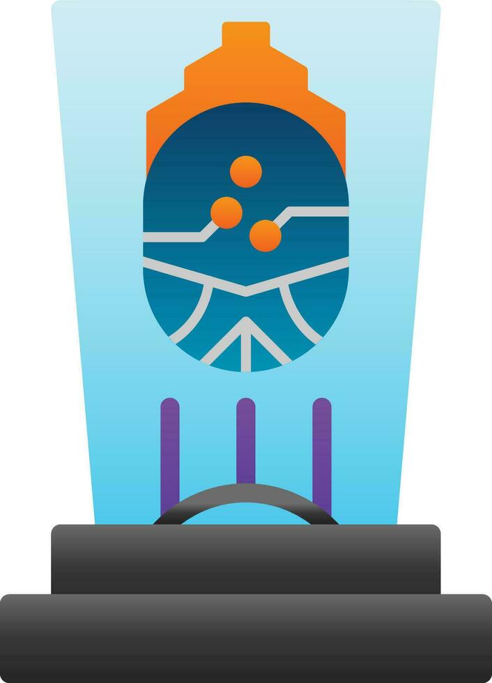 Holographic Vector Icon Design